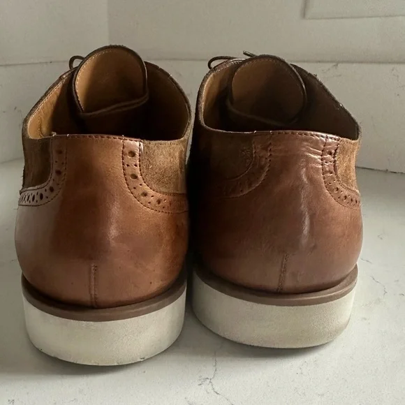 BOSS Eden Brown Suede & Leather Derbys Men's Loafer Sz 9.5‎ - Picture 9 of 11
